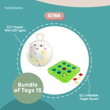 Gambar Bundle Of toys 15 : elc hopper with led lights & elc inflatable target square