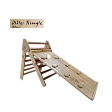 Gambar Pikler triangle  With slide & rock climbing small