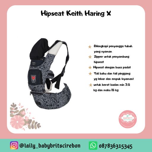 Sewa Cocolatte Hipseat cocolate Keith Haring Babybrits cirebon