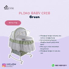 Gambar Pliko Baby crib - green 2