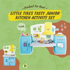 Gambar Little tikes Tasty jr bake & share role play kitchen activity set