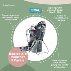 Gambar Deuter Kid comfort iii carrier