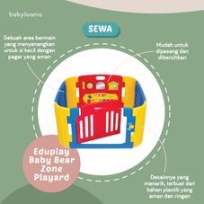 Gambar Eduplay Baby bear zone playard