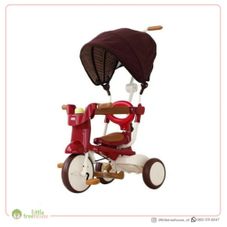 Gambar Iimo  tricycle 02 ss folding canopy - red