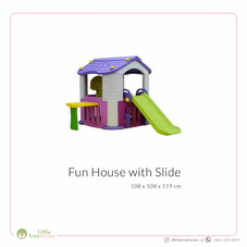 Gambar Kokuro Playhouse with slide & basket 