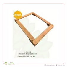 Gambar Little treehouse Wooden balance beam