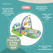 Gambar Fisher-price Kick & play piano gym
