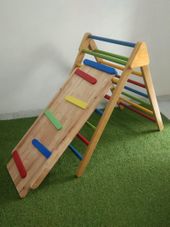 Gambar Pikler Wooden climbing large type a