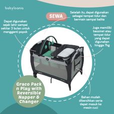 Gambar Graco Pack n play with reversible napper & changer