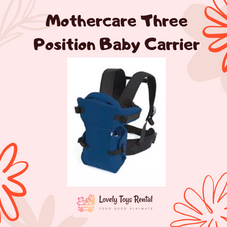 Gambar Mothercare Three position baby carrier