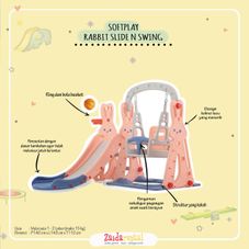 Gambar Softplay Rabbit slide n swing