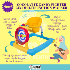 Gambar Cocolatte Cocolatte candy fighter 3 in 1 walker