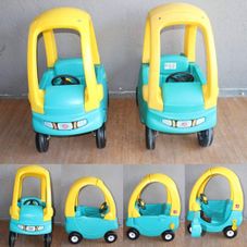 Gambar Step 2 Cozy coupe hijau kuning