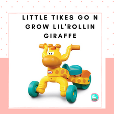 Gambar Little tikes Little tikes go n grow rollin giraffe