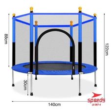 Gambar Speeds Mini trampoline55” inch mainan trampolin anak -dewasa