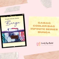 Gambar Gabag Single infinite seriesmotif: bunga cooler bag